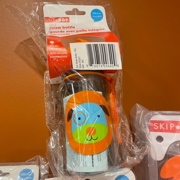NWT Skip Hop Zoo Baby Feeding Bundle: Bottle, Snack Cup, Plate/Bowl & Utensils - Picture 7 of 10